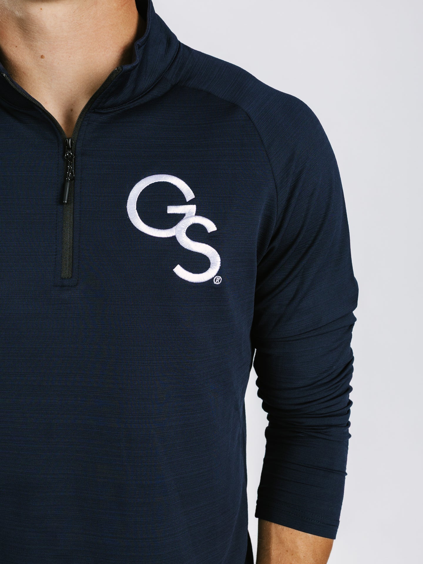 Navy GS Quarter Zip Pullover
