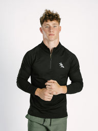 AG Black Quarter Zip