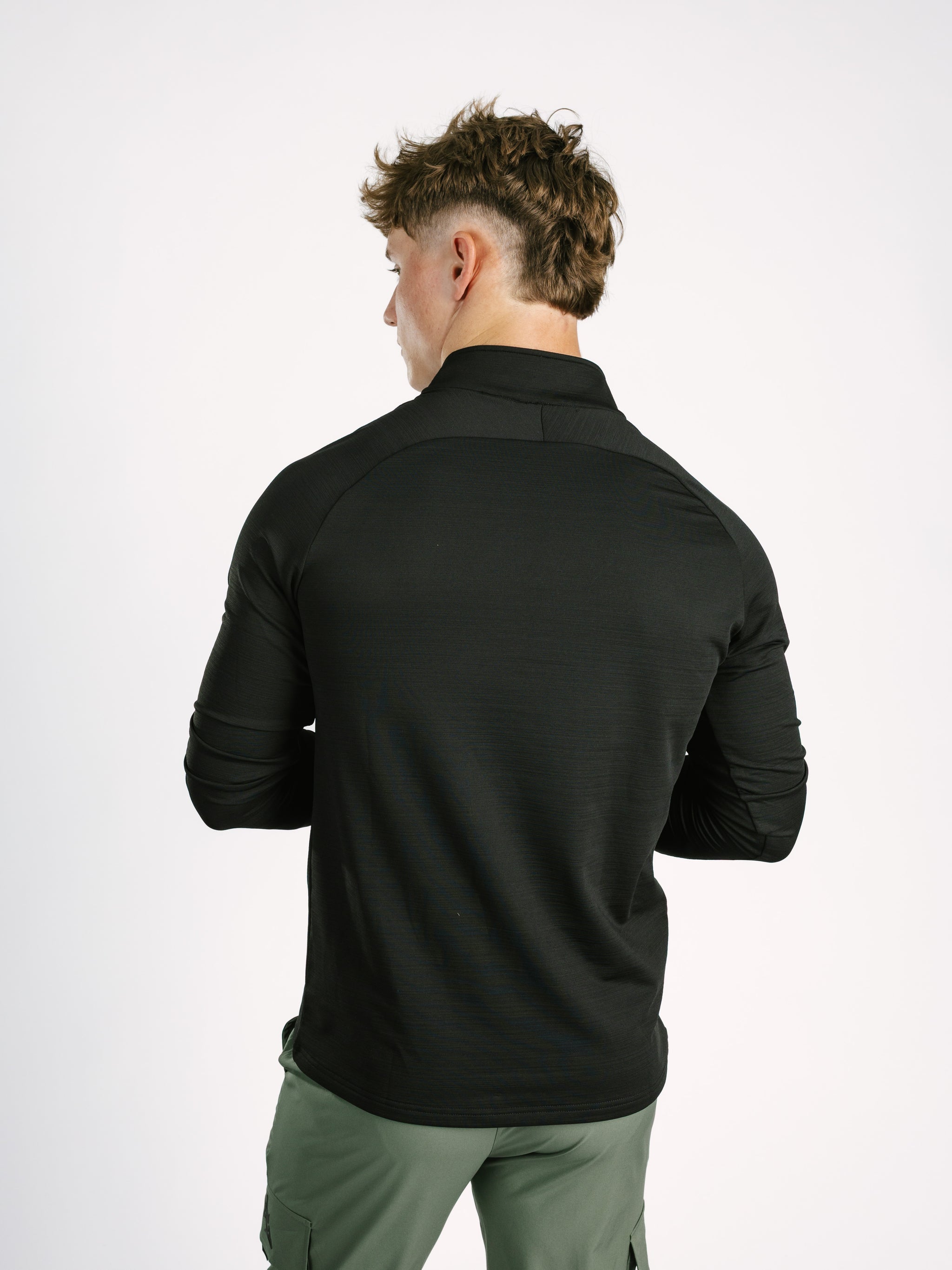 AG Black Quarter Zip