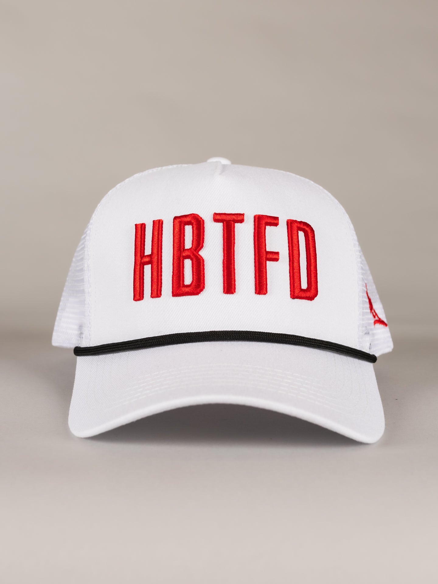 White HBTFD Mesh Hat
