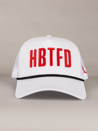 White HBTFD Mesh Hat