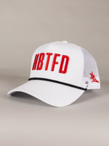 White HBTFD Mesh Hat