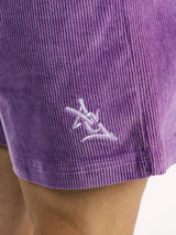 Purple Corduroy Shorts
