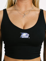 Black Eagle Head Padded Active Top