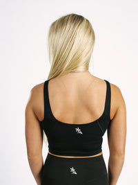 Black Eagle Head Padded Active Top