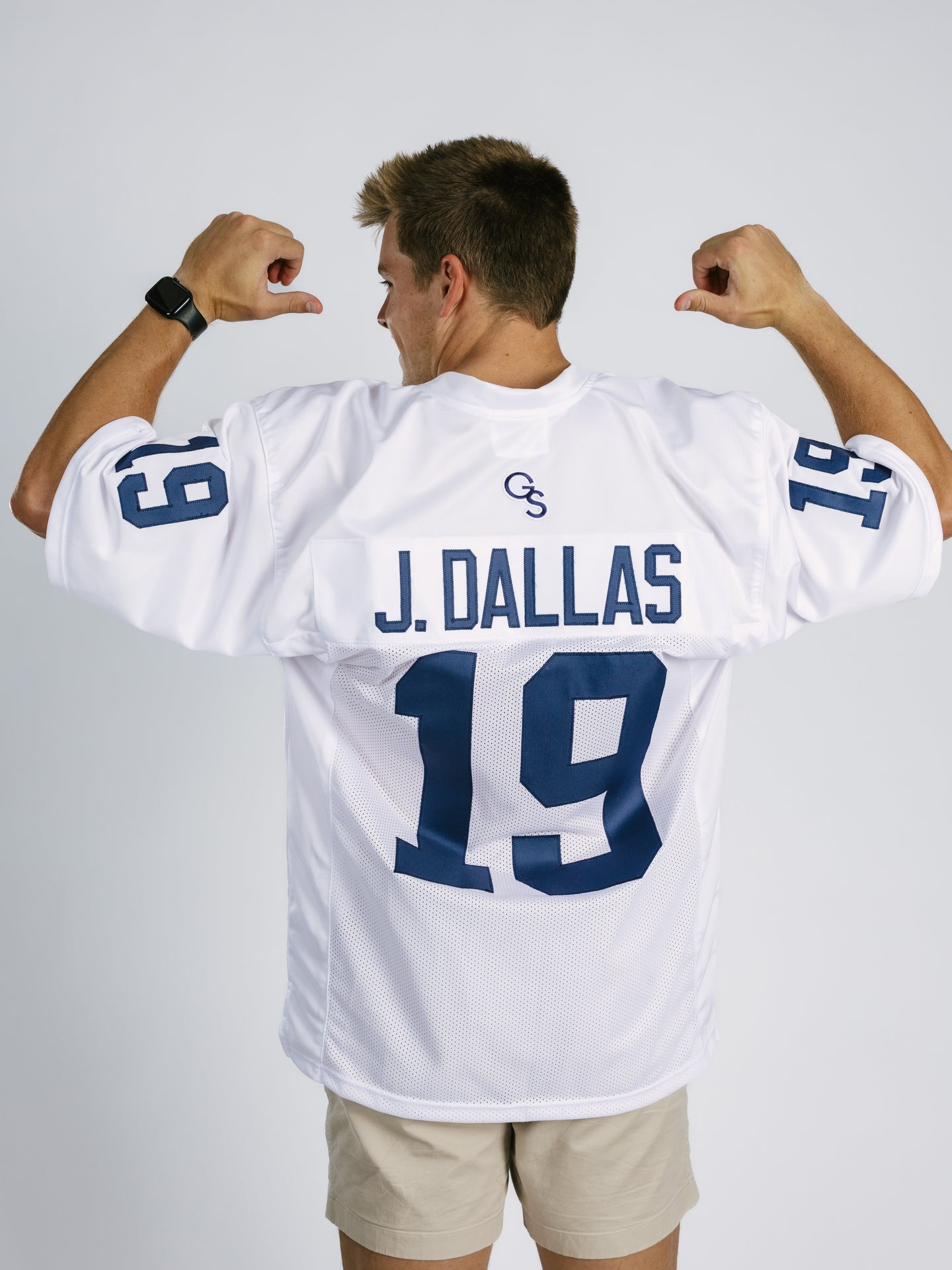 White Josh Dallas '19' Jersey