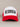 White and Red 'Georgia' Hat