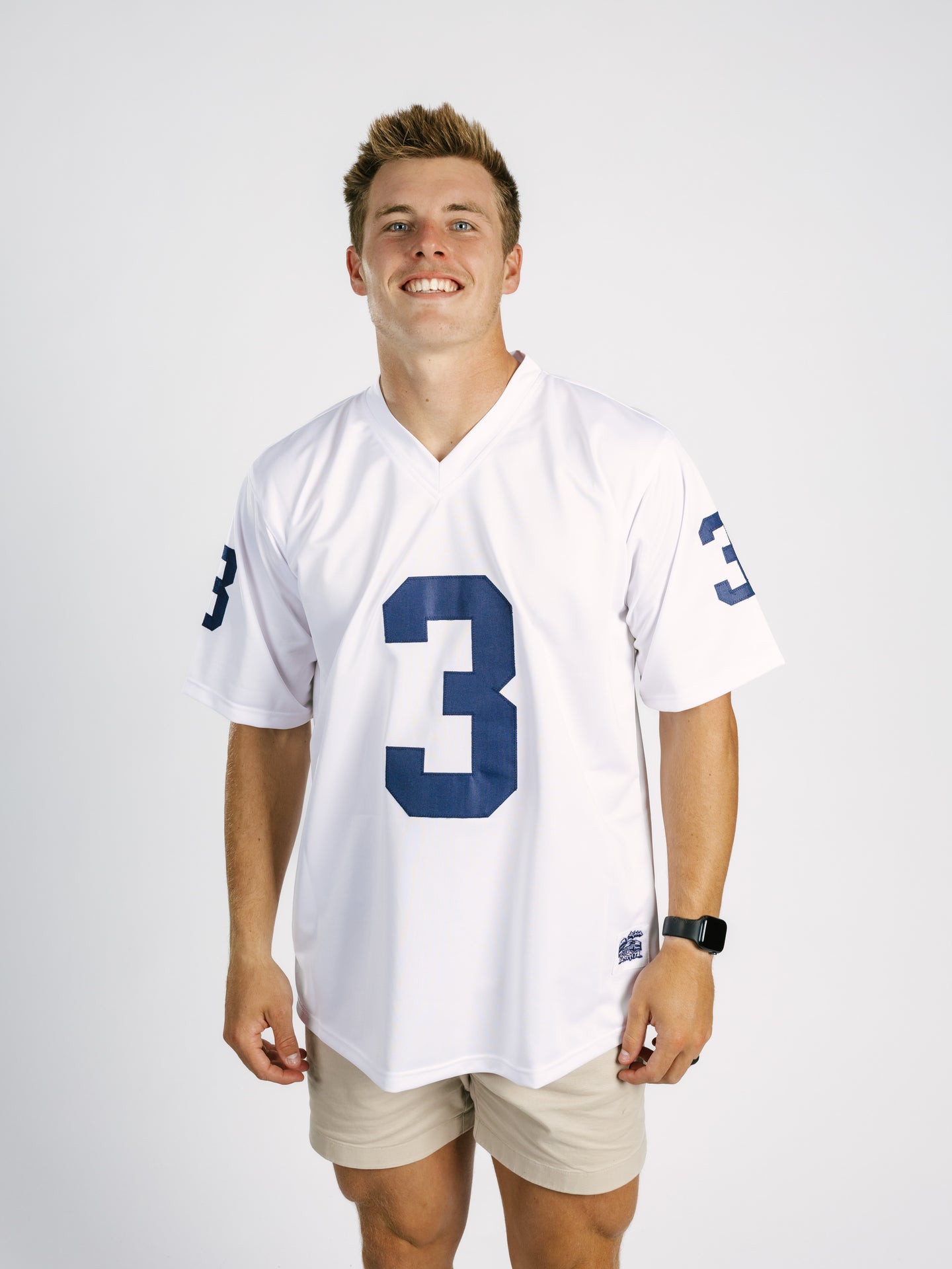 White Peterson '3' Jersey