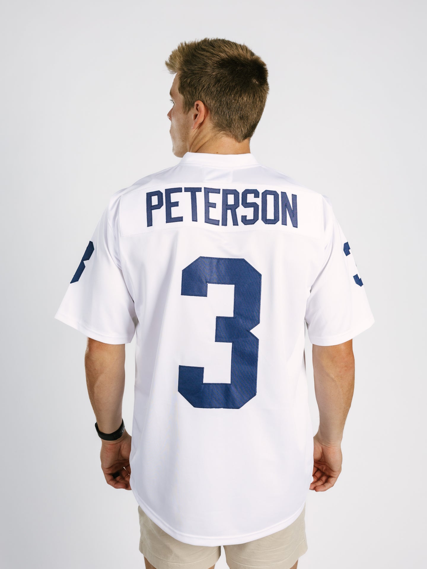 White Peterson '3' Jersey