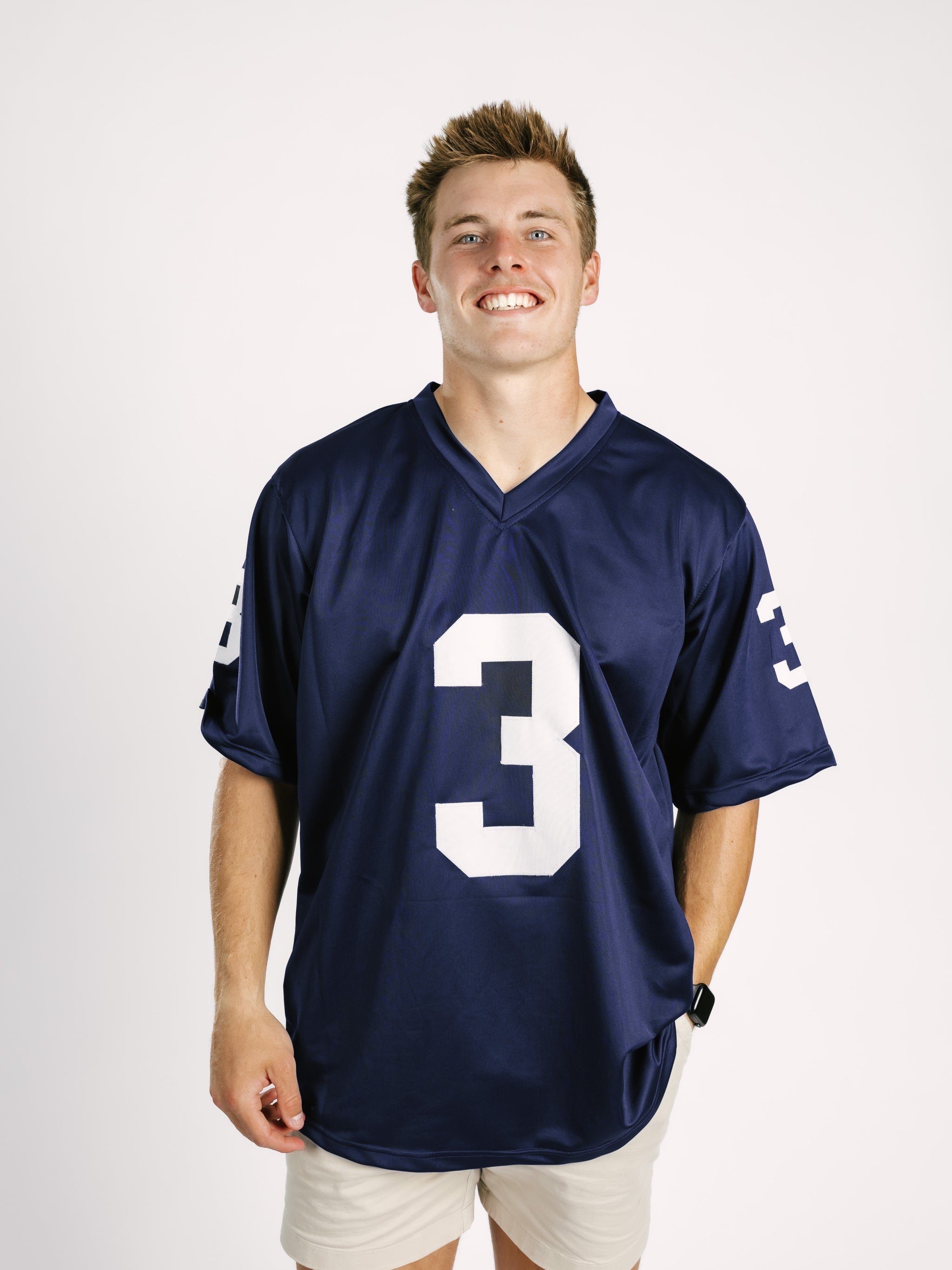 Navy Peterson '3' Jersey