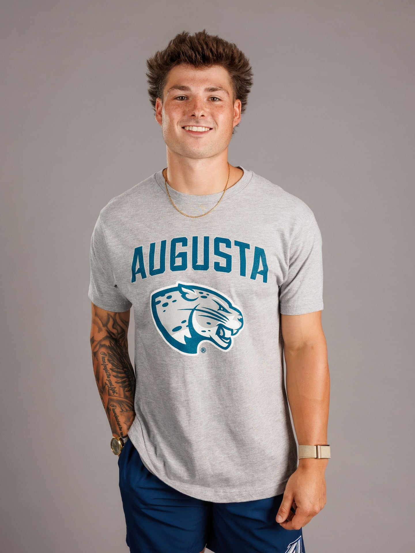 Gray Augusta Jag Tee