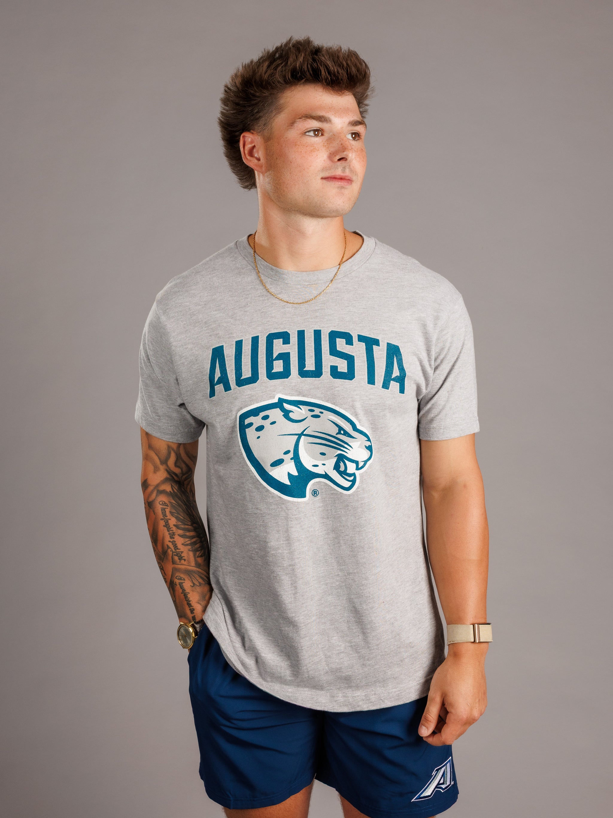 Gray Augusta Jag Tee
