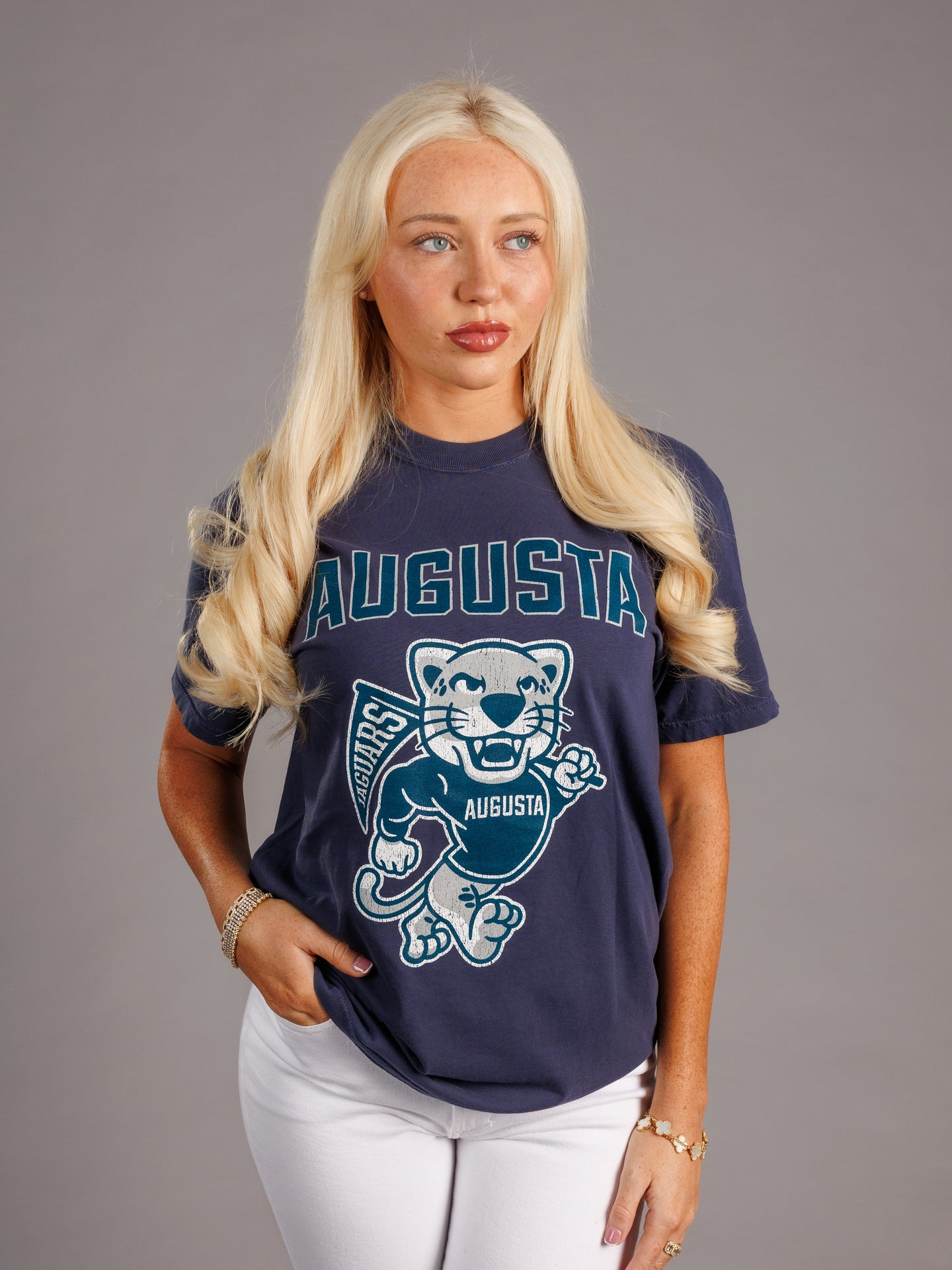 Navy Augusta Walking Jag Tee