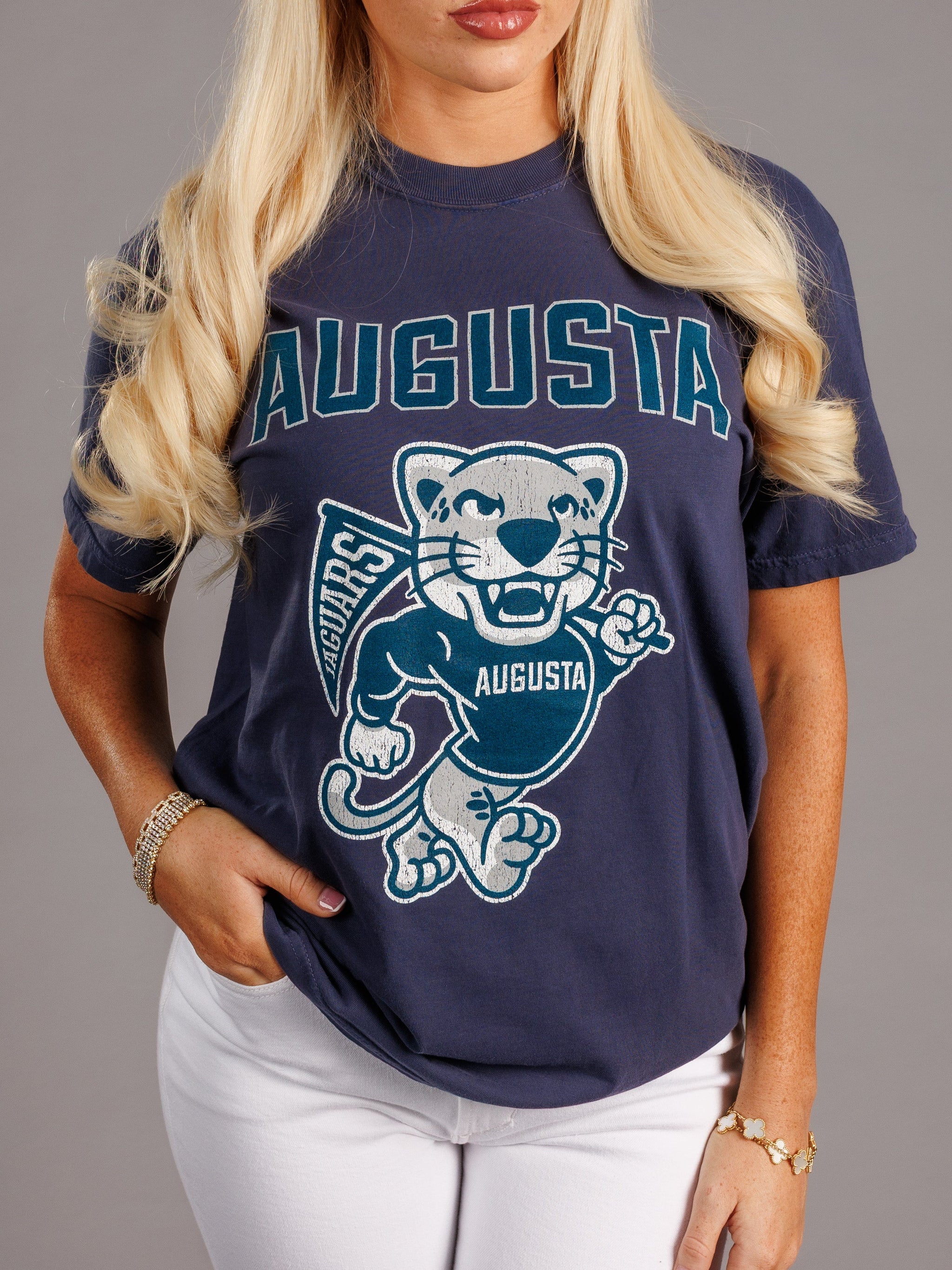 Navy Augusta Walking Jag Tee
