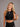 Black AU Highneck Padded Active Top