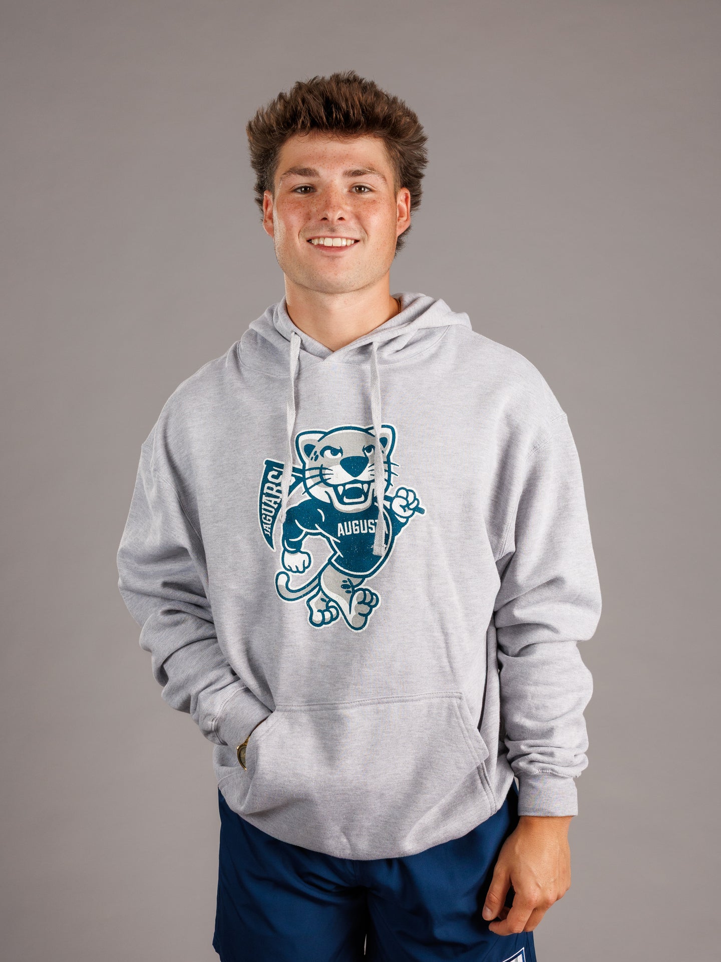 Gray Walking Jag Hoodie