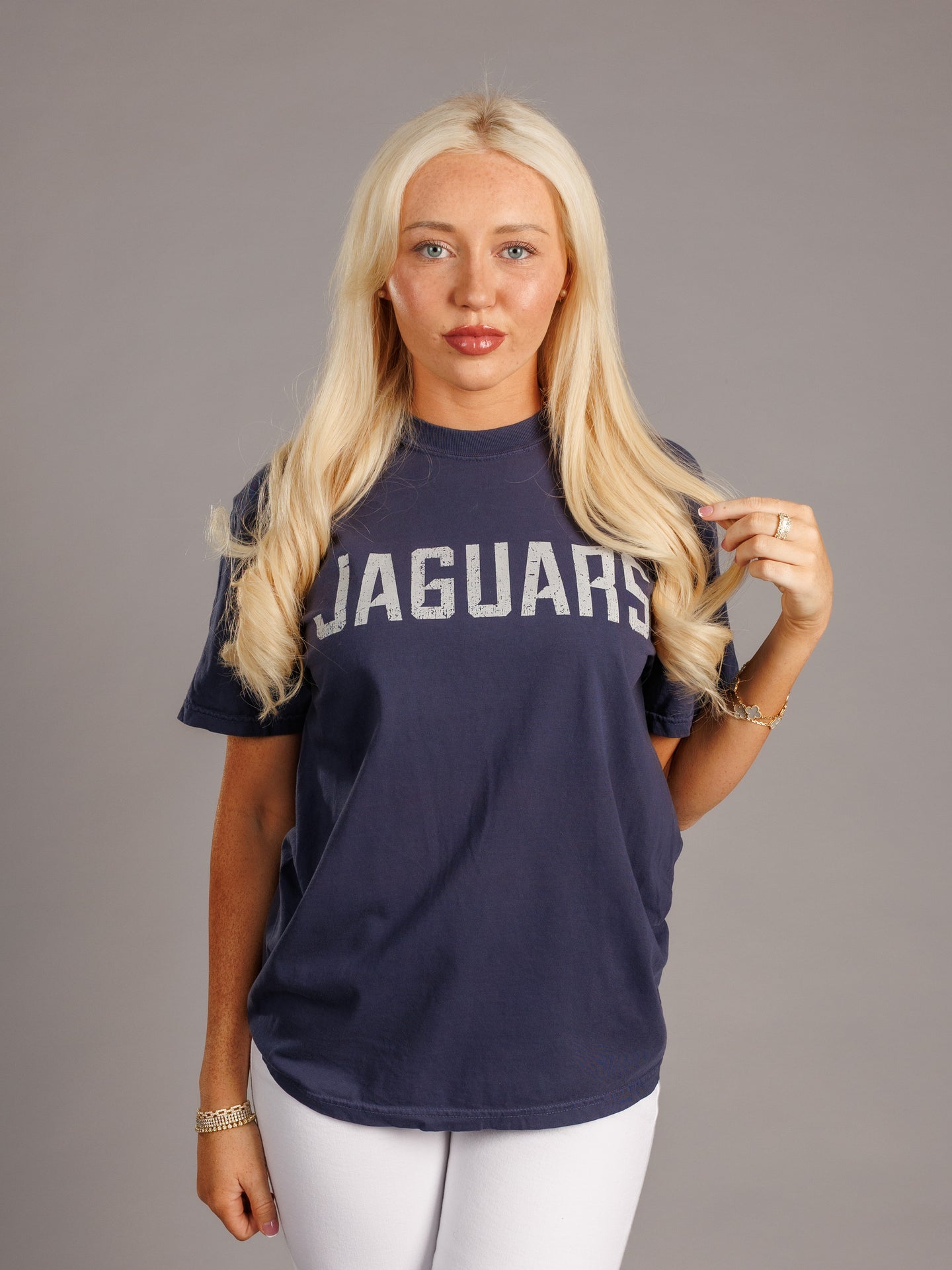Navy Jaguars Tee
