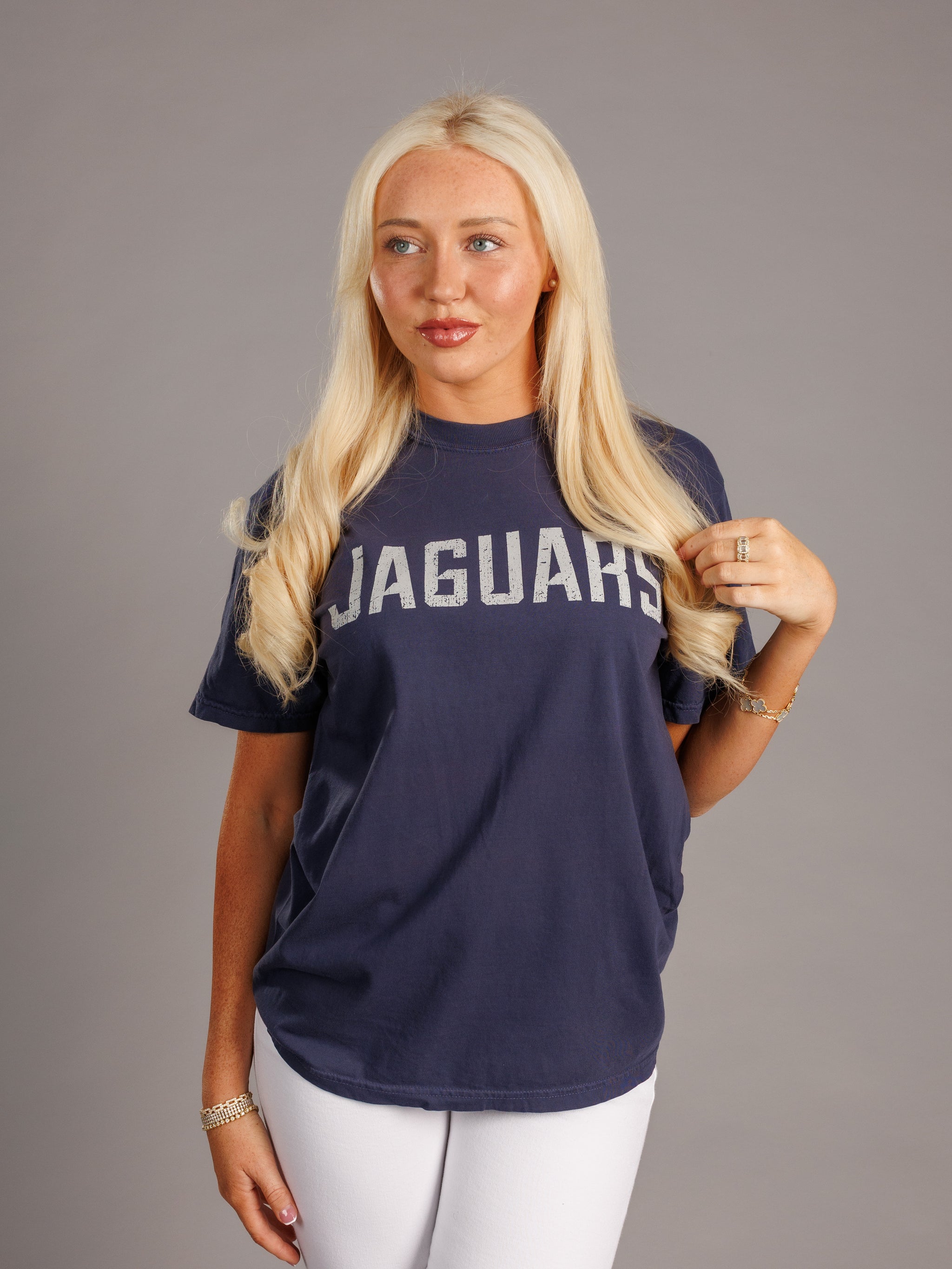 Navy Jaguars Tee