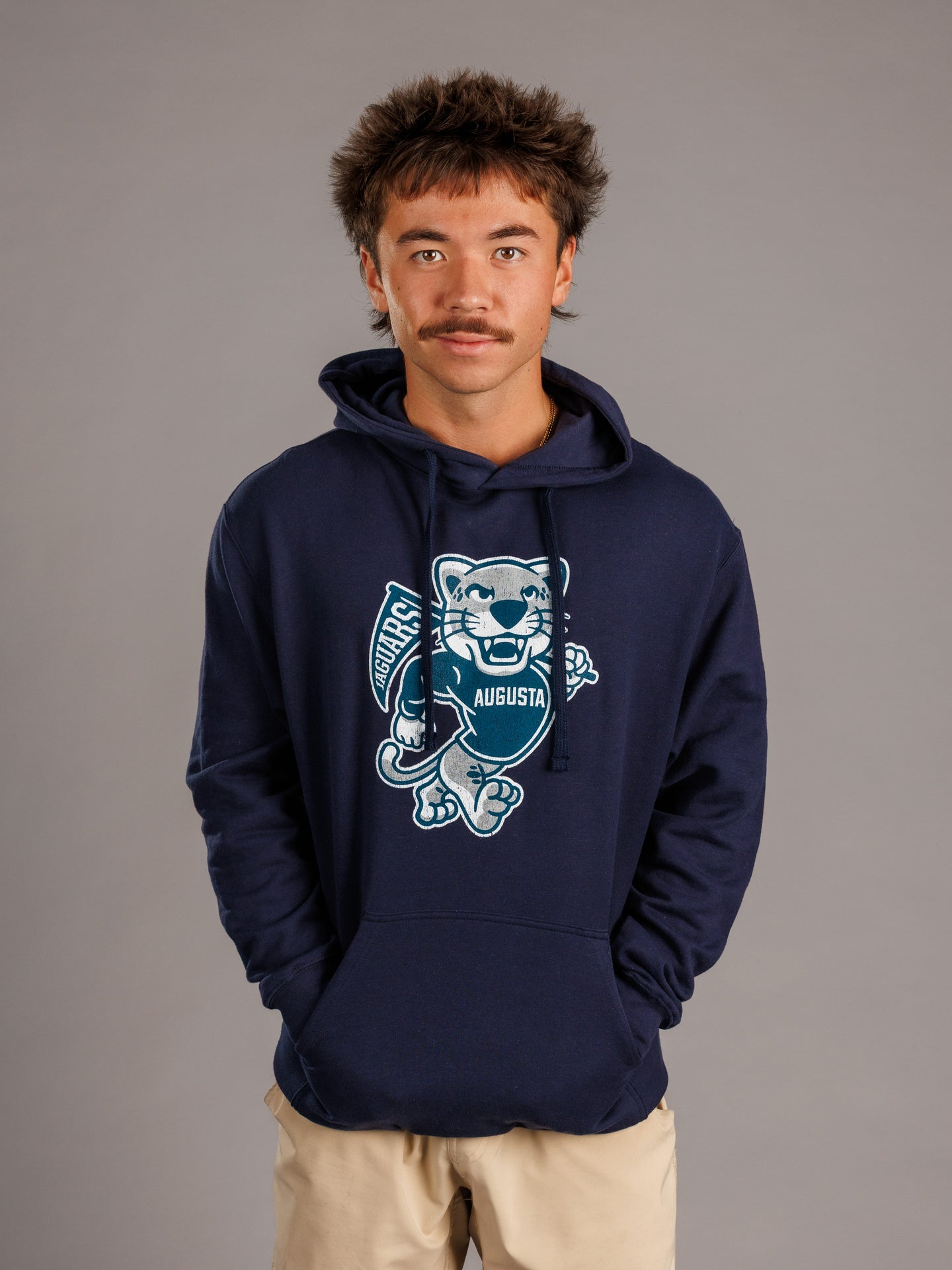 Navy Walking Jag Hoodie