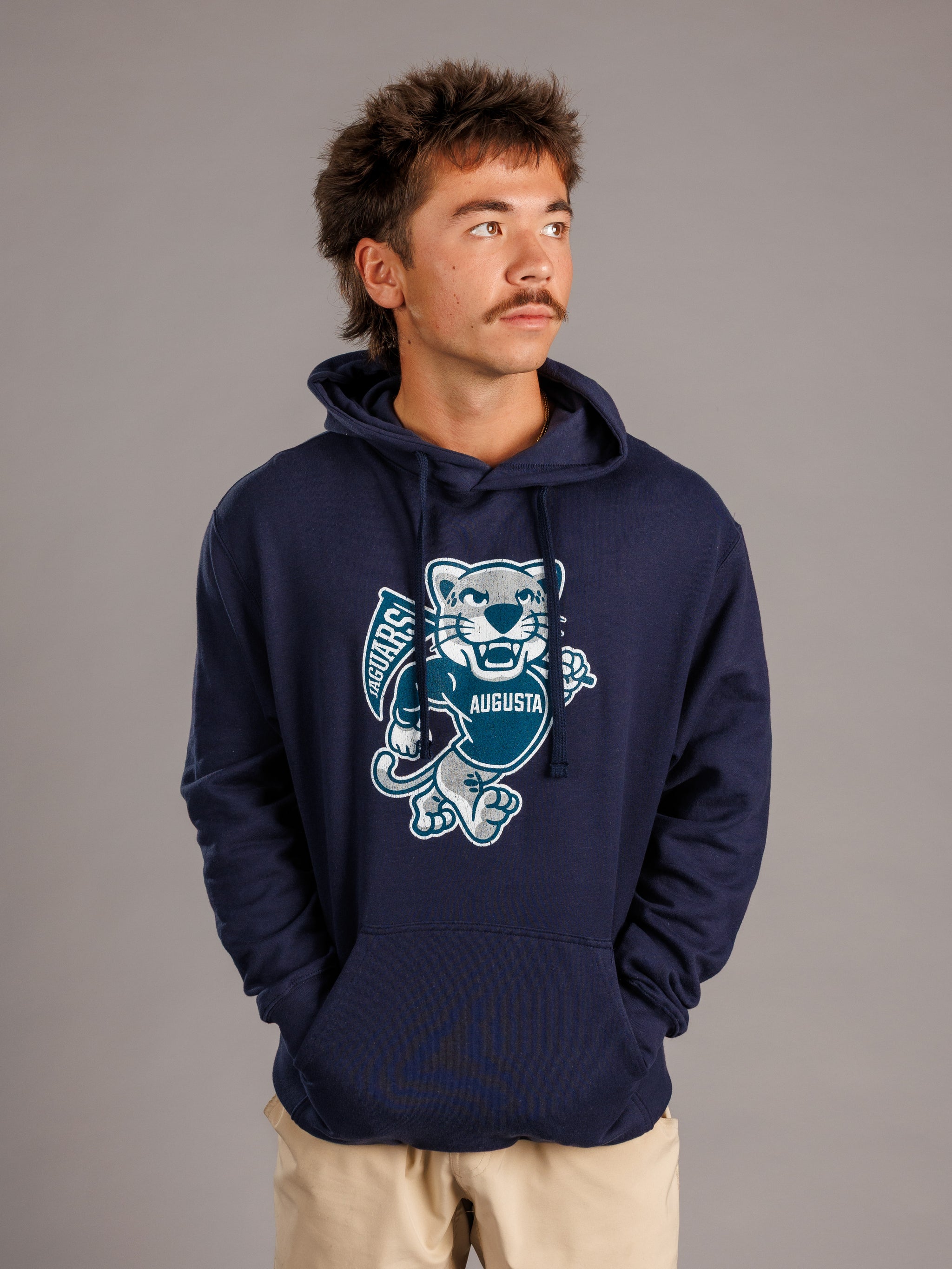 Navy Walking Jag Hoodie