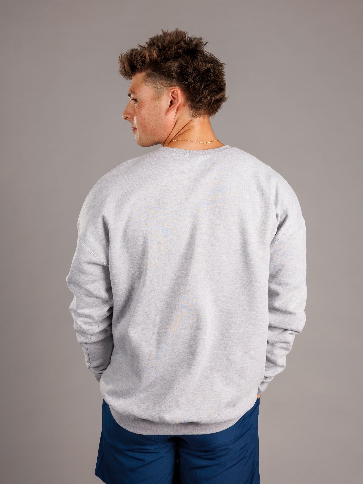 Gray Augusta Jag Crewneck