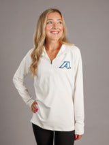 White AU Quarter Zip