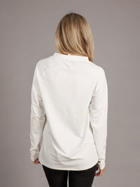 White AU Quarter Zip