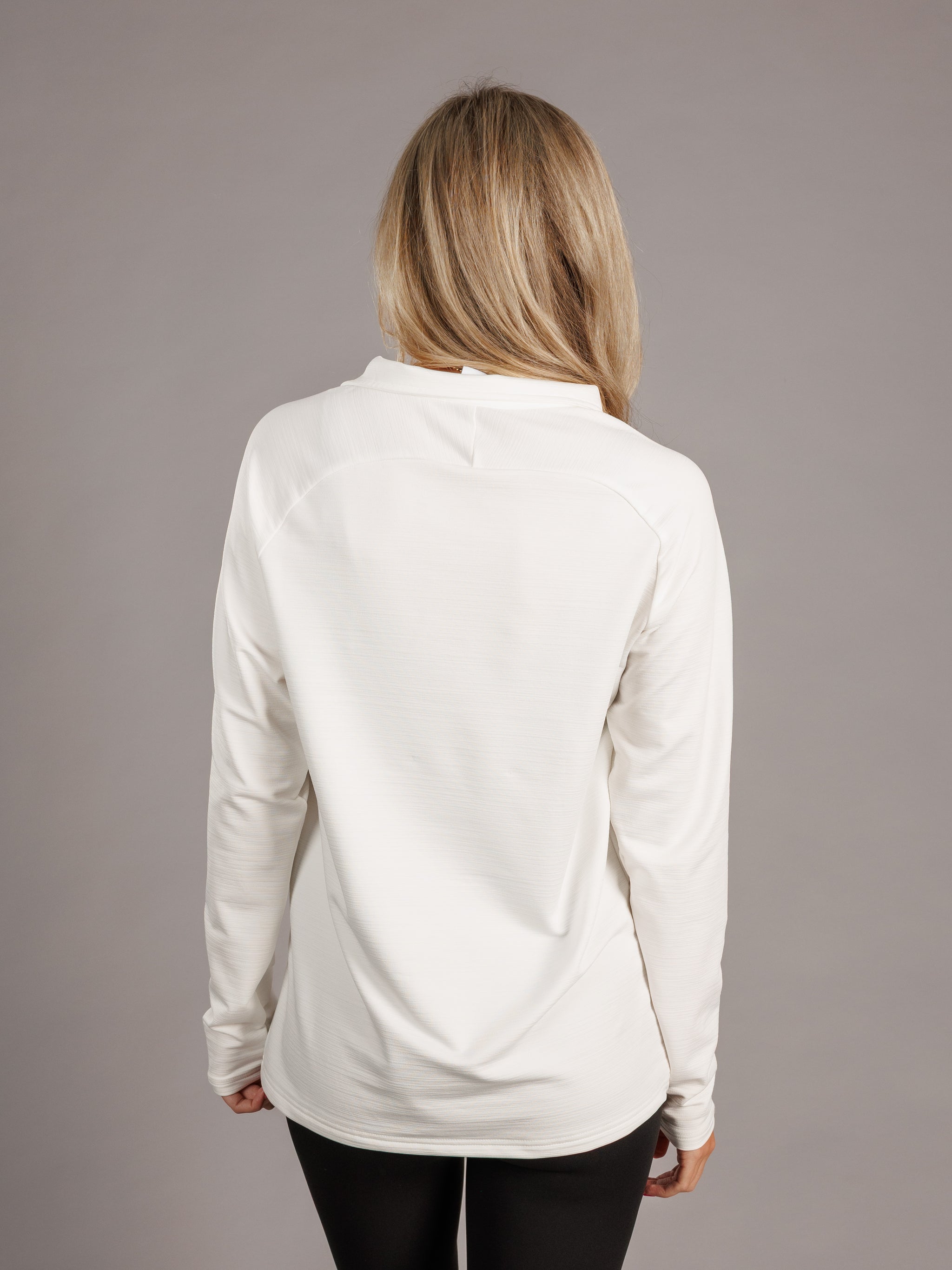 White AU Quarter Zip