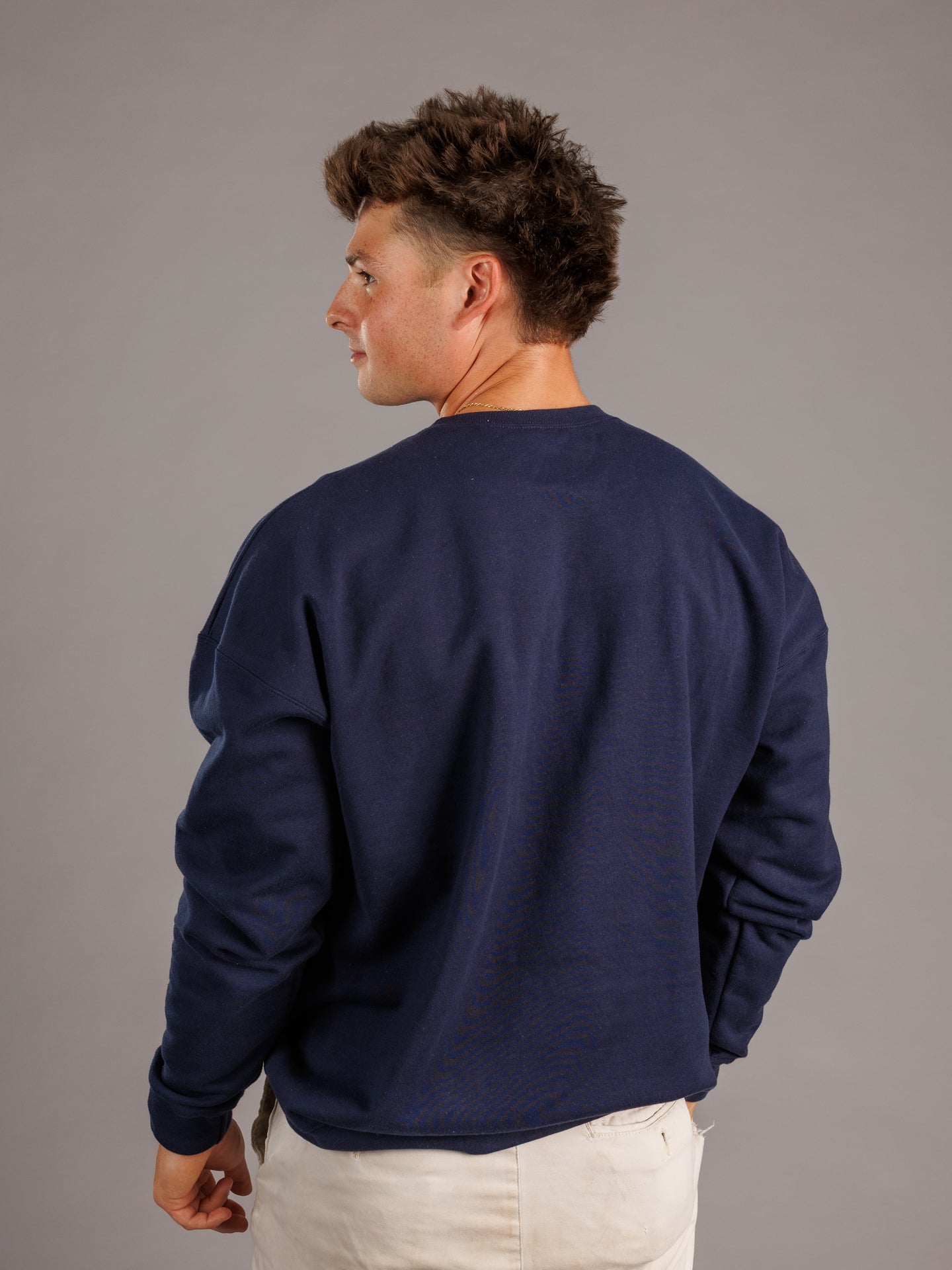 Navy Jaguars Crewneck