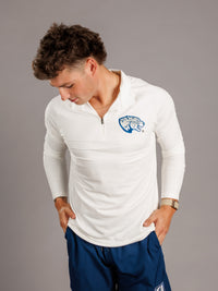 White Jag Quarter Zip