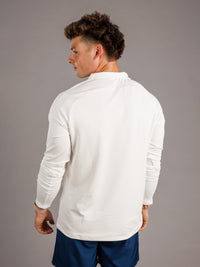 White Jag Quarter Zip