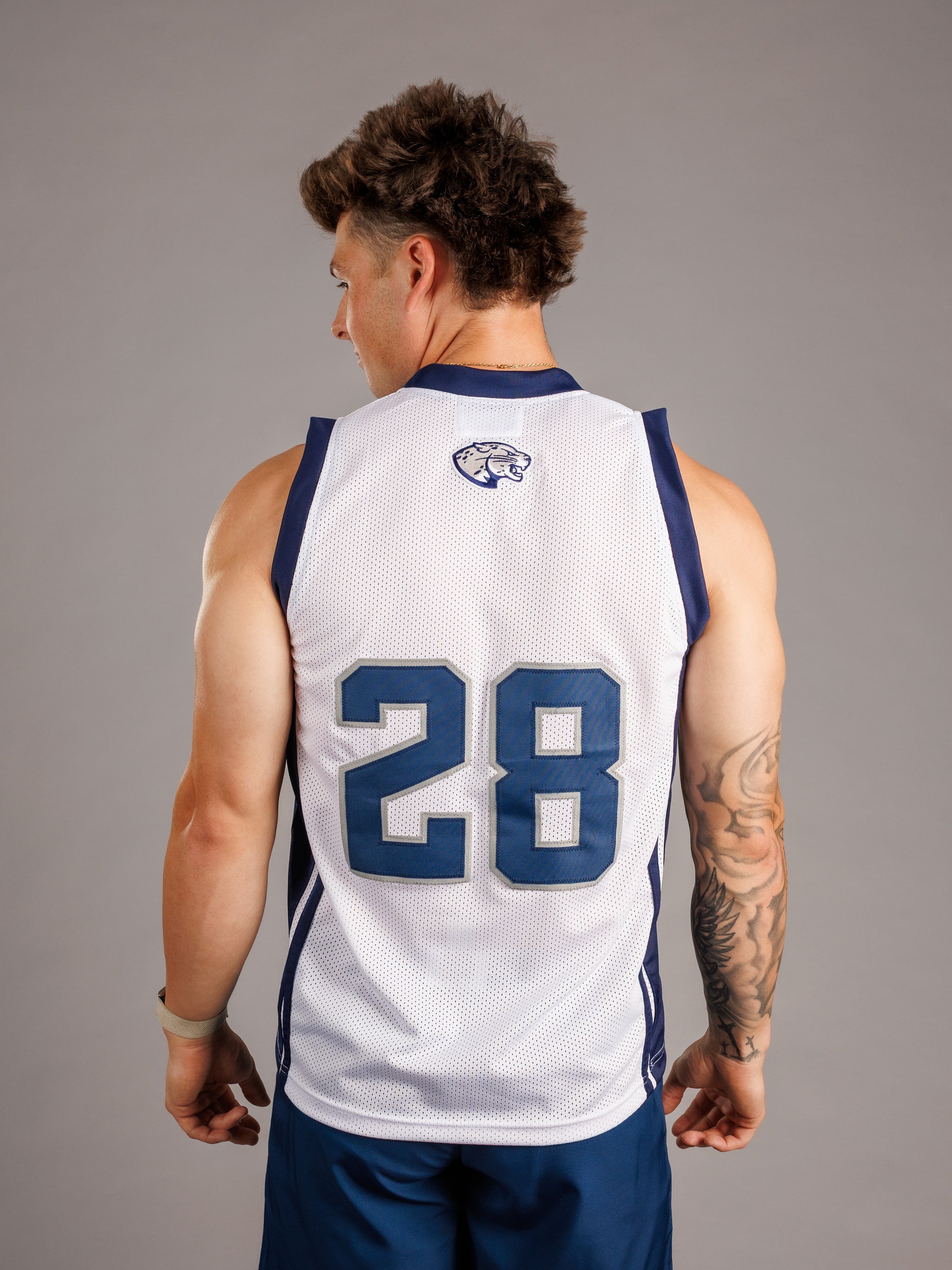 White Augusta '28' Jersey