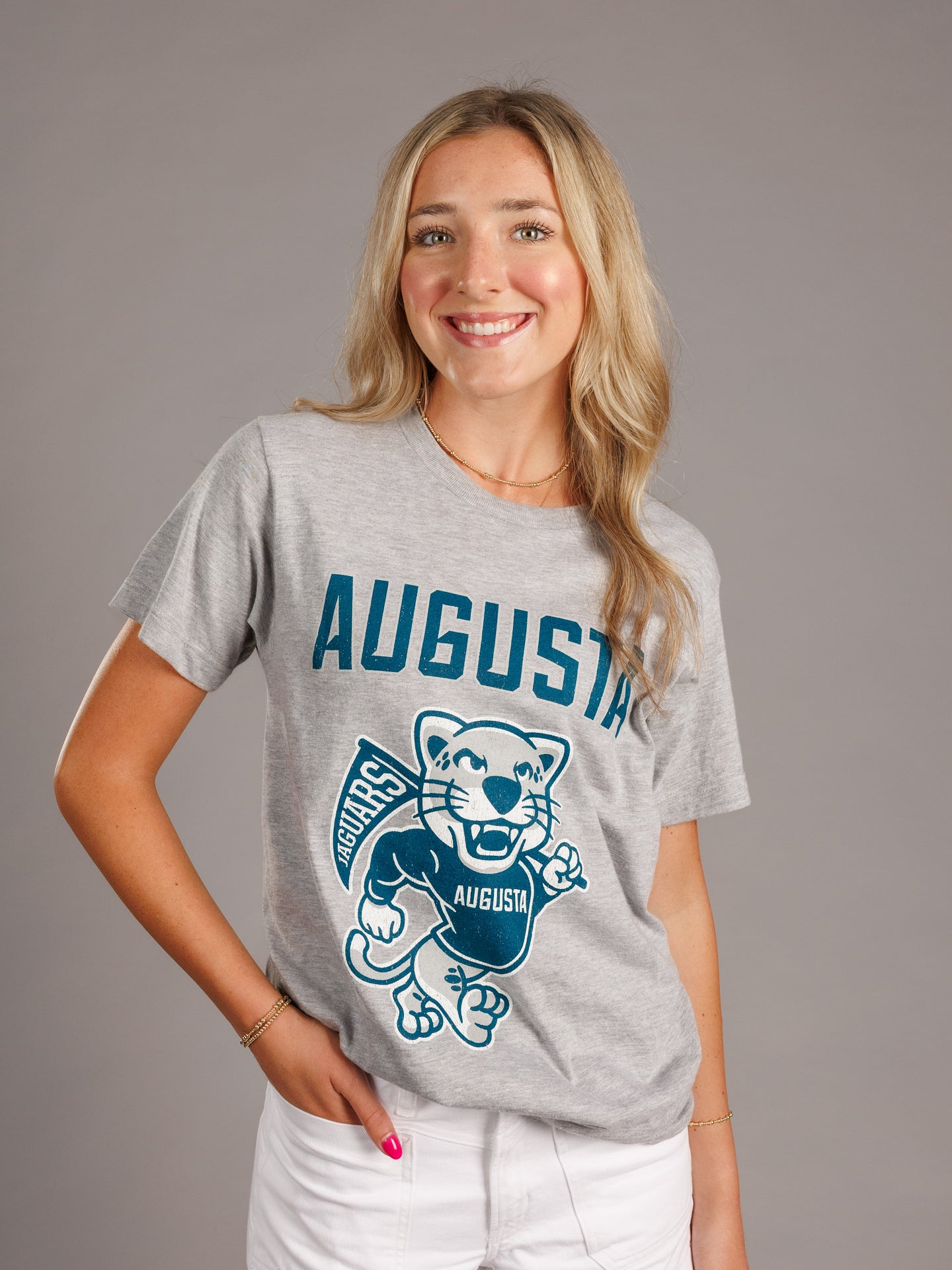 Gray Augusta Walking Jag Tee