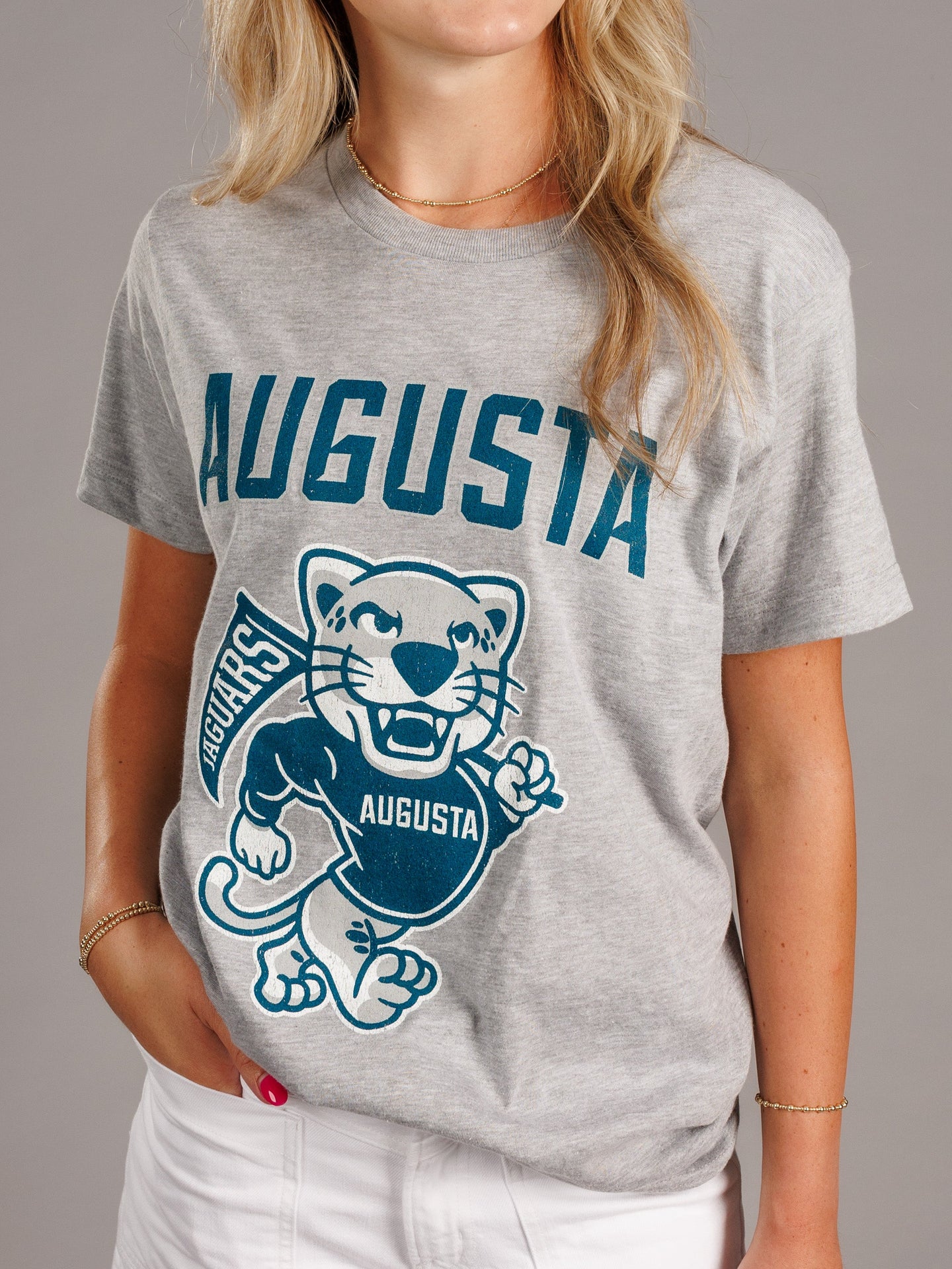 Gray Augusta Walking Jag Tee