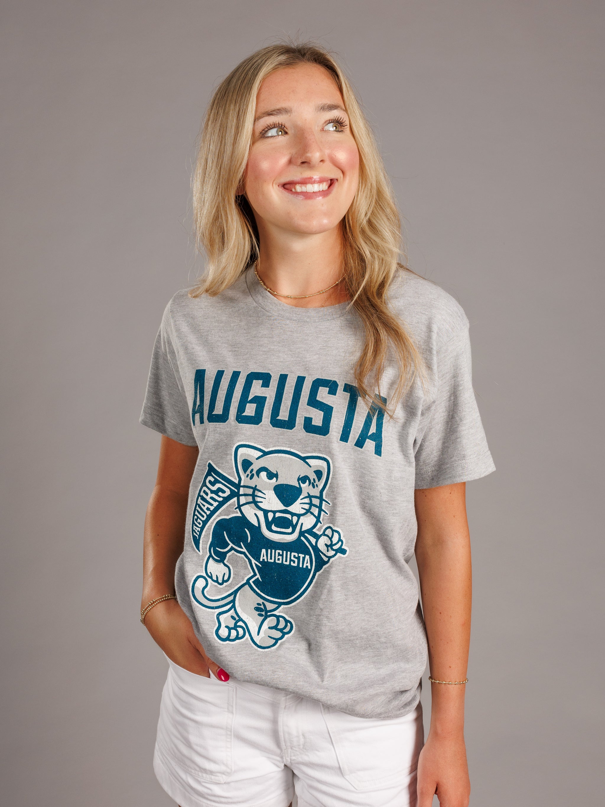 Gray Augusta Walking Jag Tee
