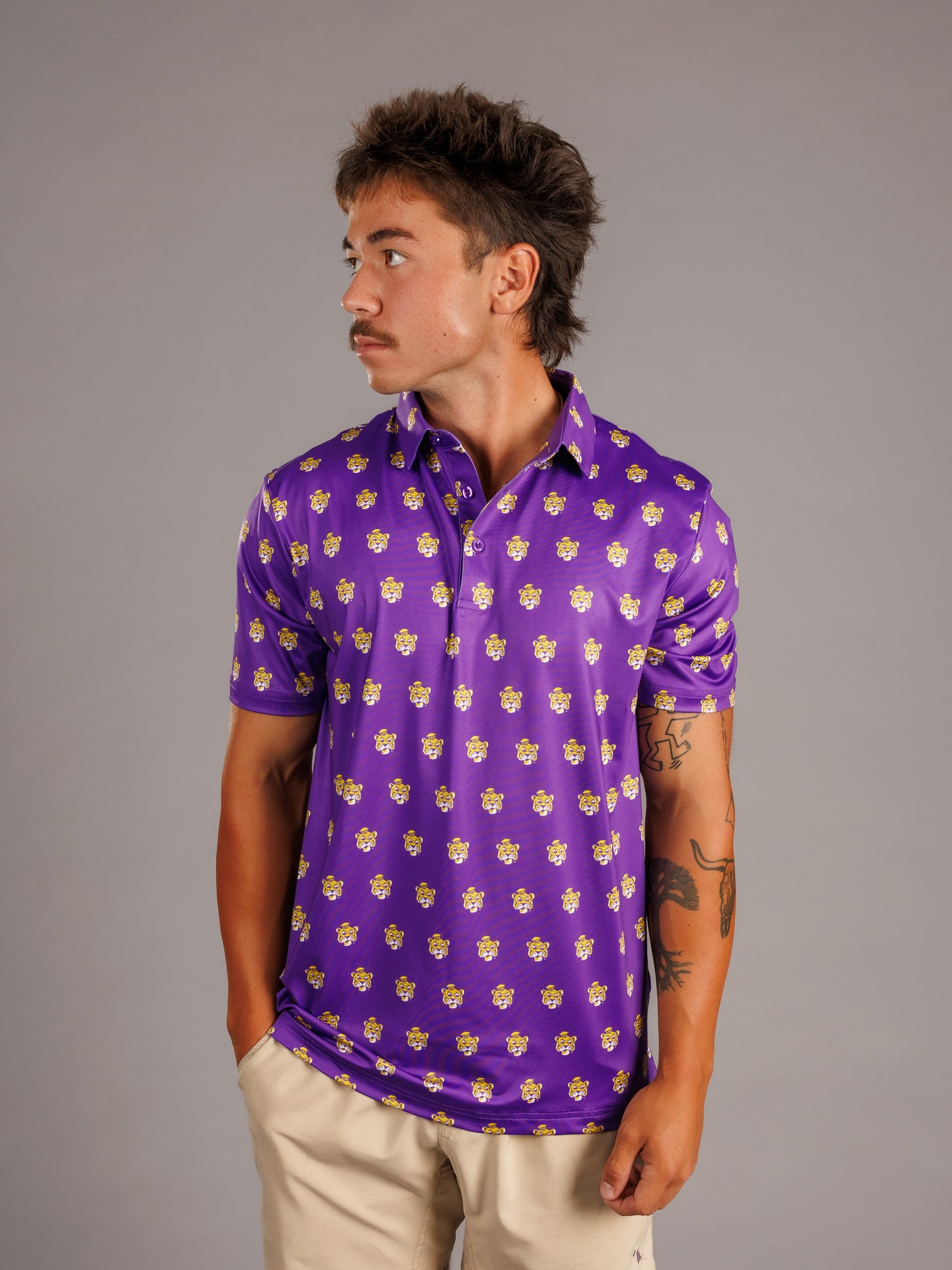 Vintage Mike LSU Polo