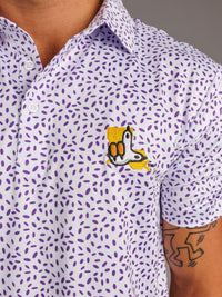 Splatter LSU Paw Polo