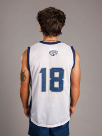 White Augusta '18' Jersey
