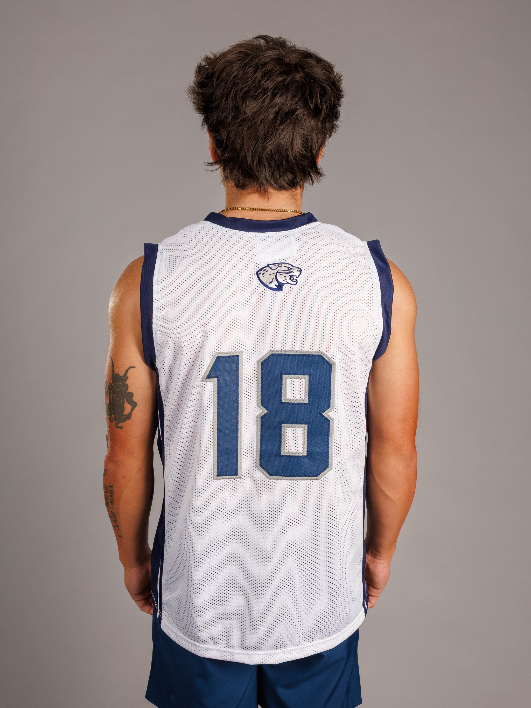 White Augusta '18' Jersey