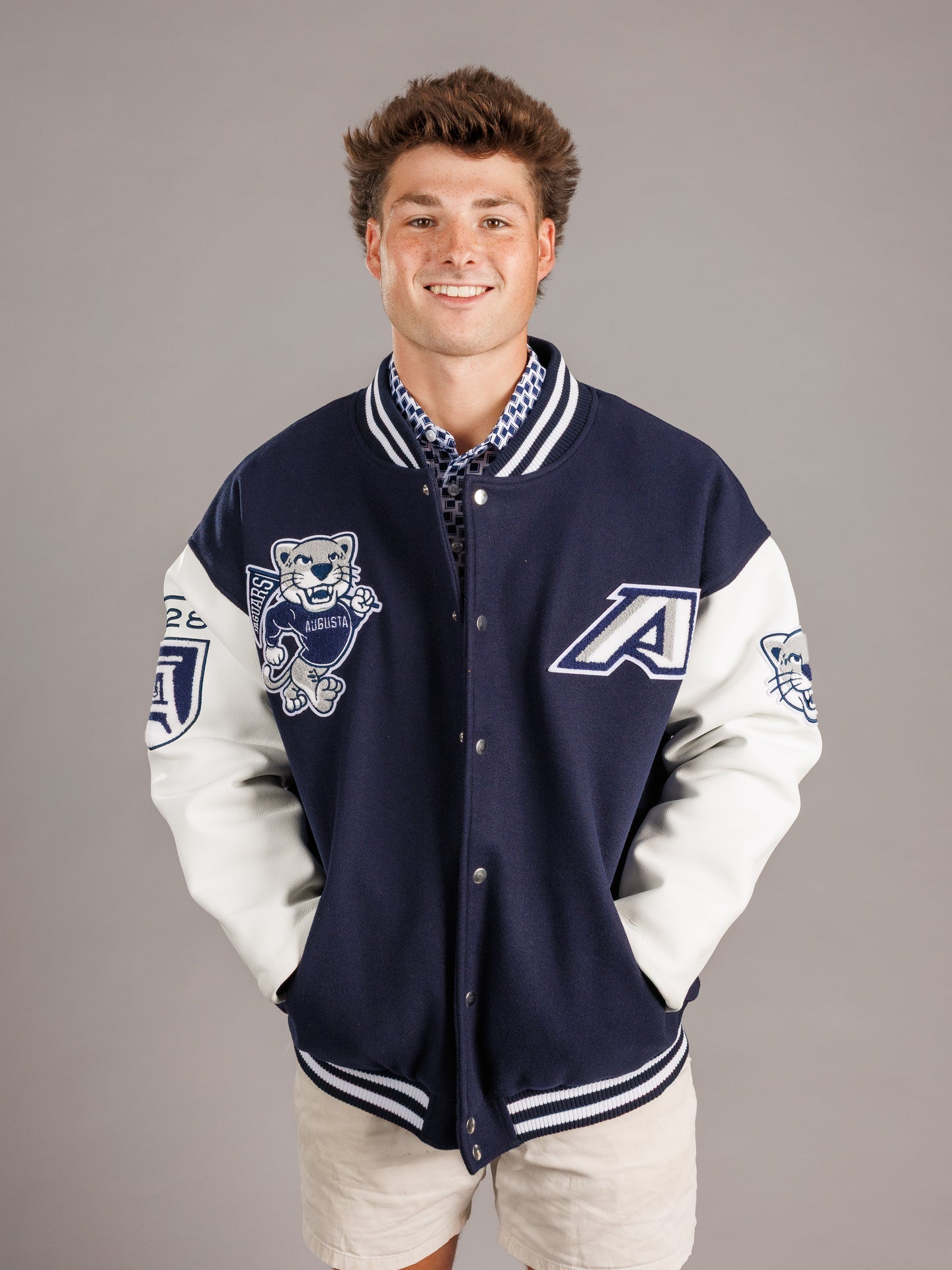 Augusta University Varsity Letterman Jacket