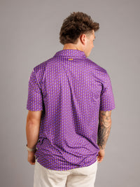 Purple Dog LSU Polo
