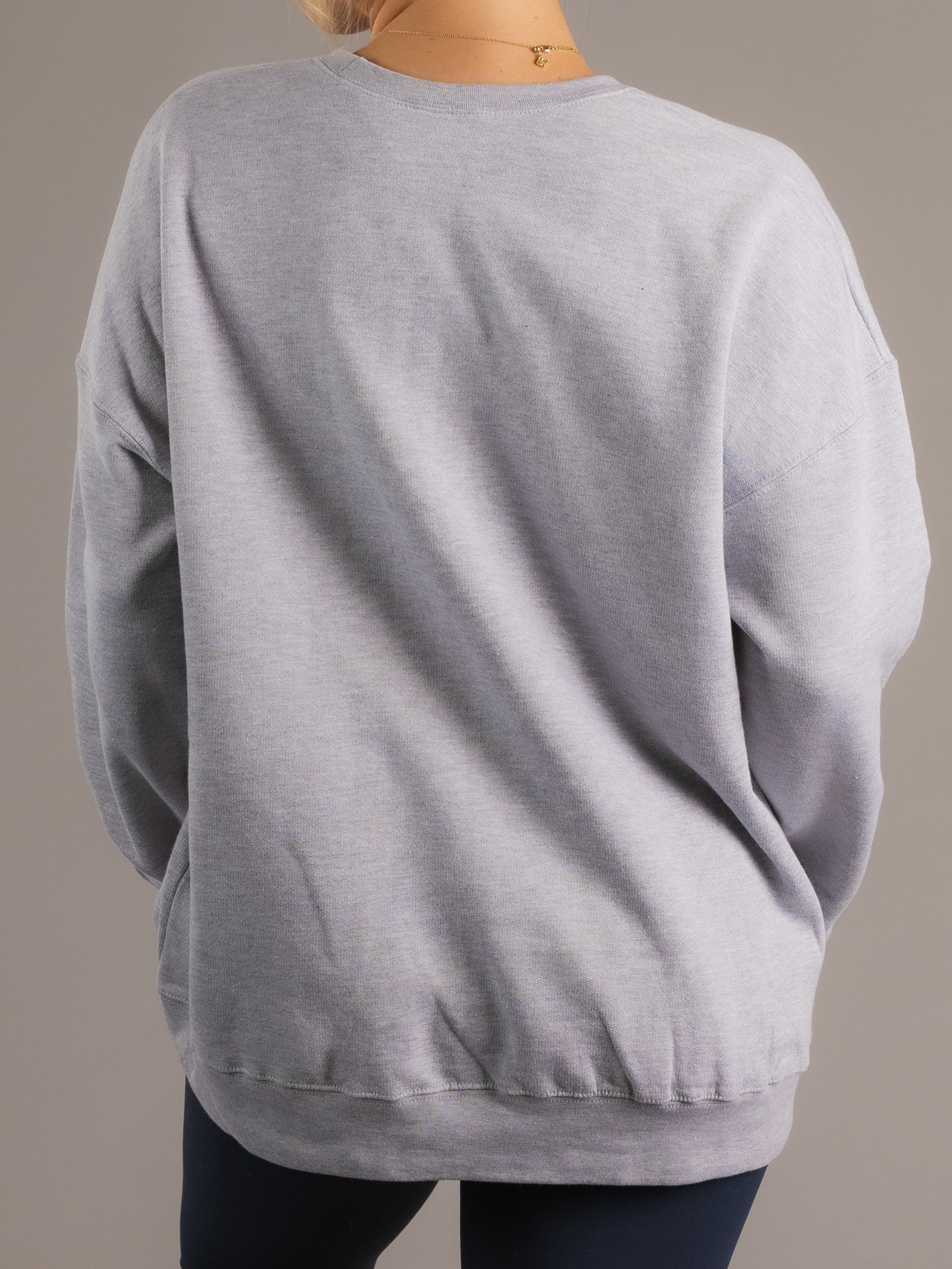 Gray "SU" Syracuse Crewneck