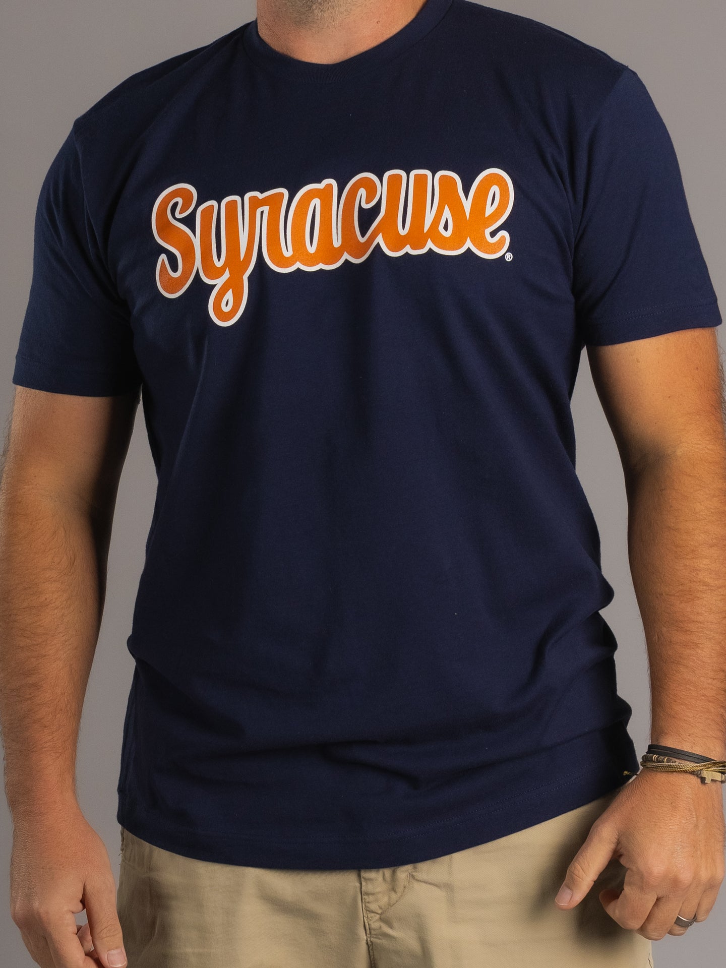 Navy "Syracuse" Tee