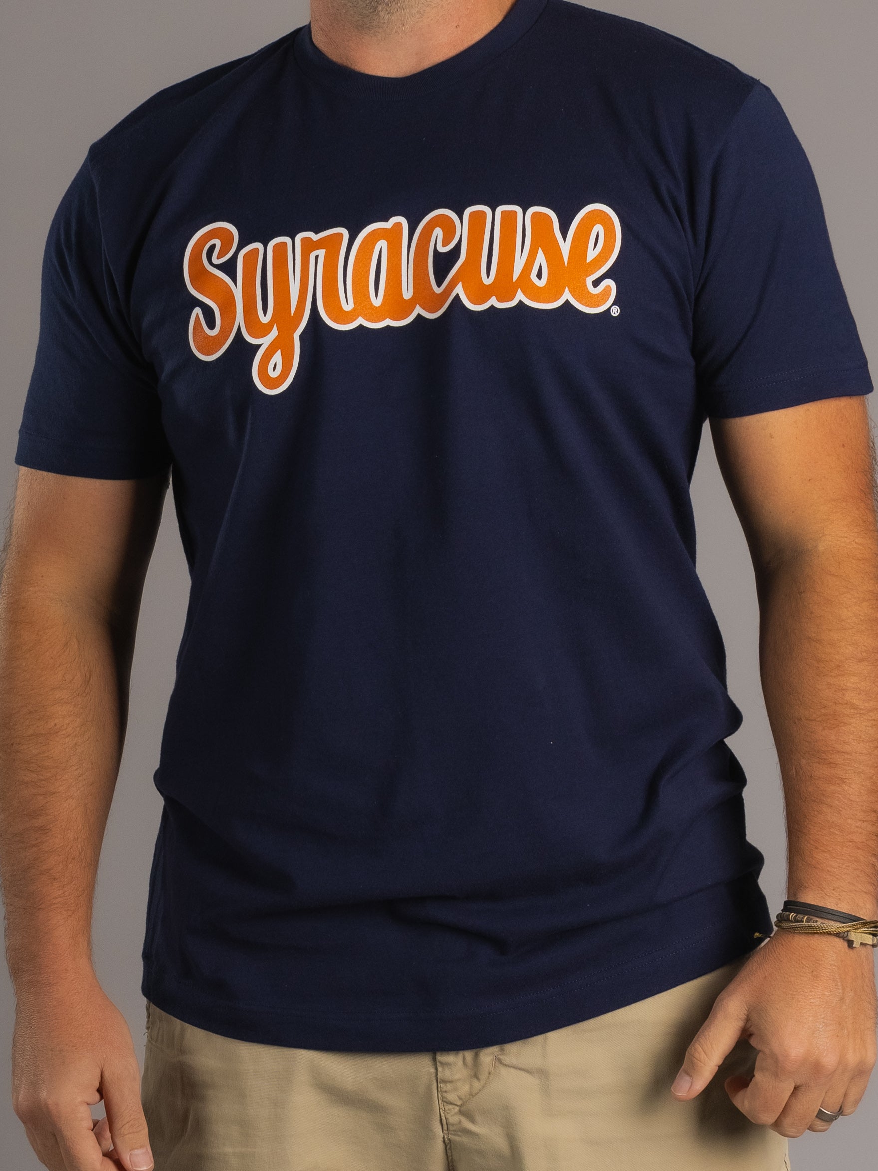Navy "Syracuse" Tee