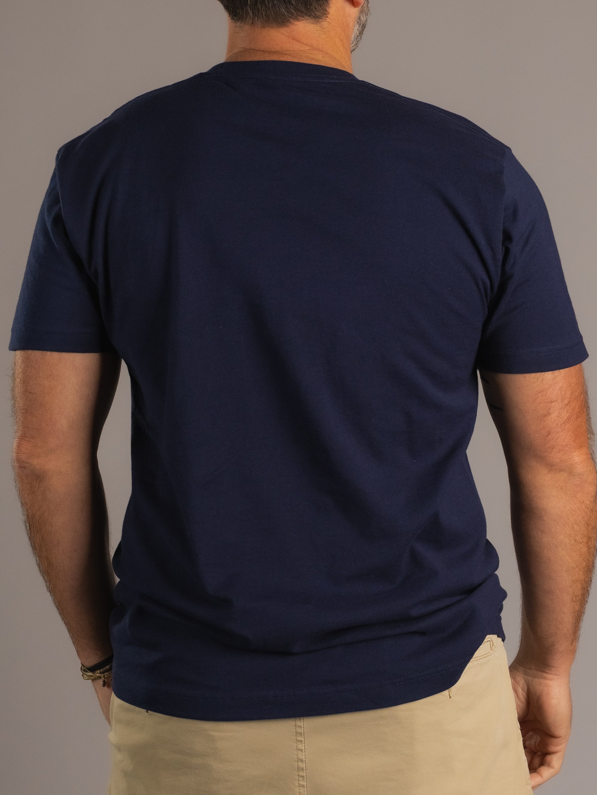 Navy "Syracuse" Tee