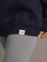 Navy "S" Syracuse Heavy Weight Crewneck