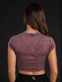 Vintage Violet Oval G Crop Top