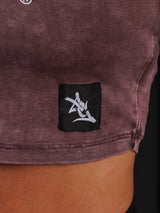 Vintage Violet Oval G Crop Top