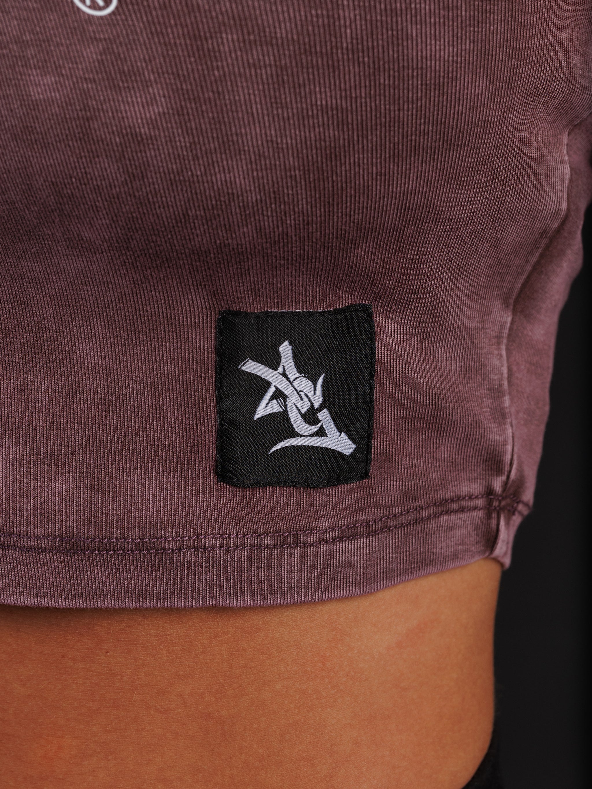 Vintage Violet Oval G Crop Top