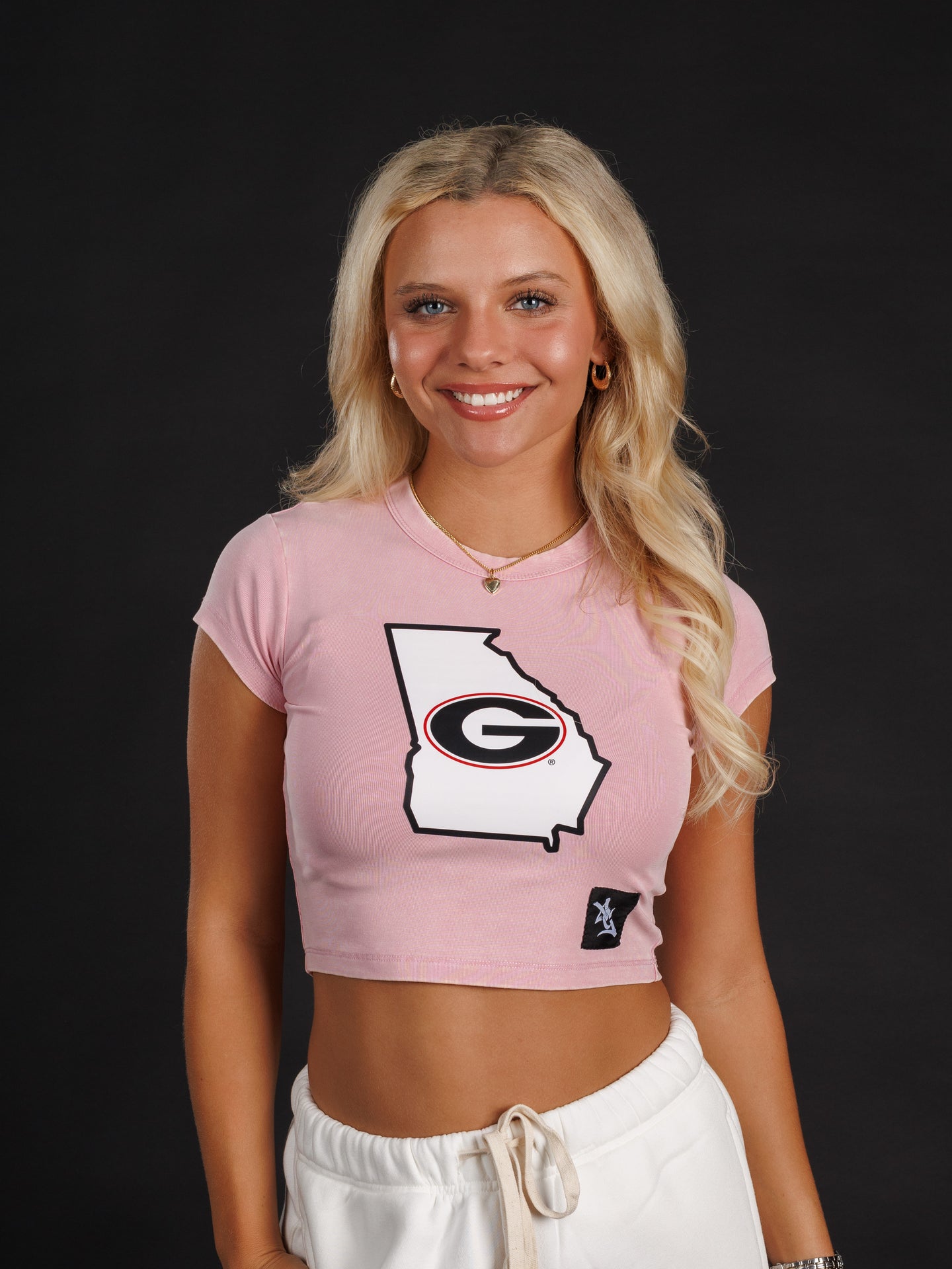 Light Pink G State Crop Top